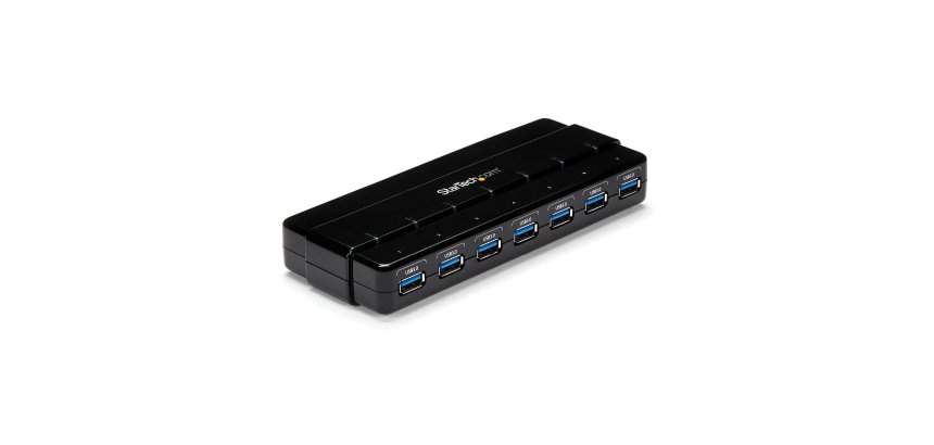 StarTech.com Hub SuperSpeed USB 3.0 avec 7 ports - 5Gbps - Concentrateur USB 3.0 avec adaptateur d'alimentation