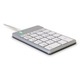 R-Go Tools Teclado numérico R-Go Numpad Break, teclado numérico ergonómico con software de pausa, con cable, blanco