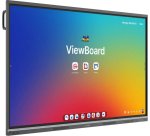 Viewsonic IFP7551-3C tableau blanc interactif 190,5 cm (75") 3840 x 2160 pixels Écran tactile Noir