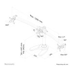 Neomounts FPMA-D700DD3 Support d'écran à poser 10-27"
