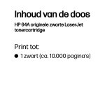 HP 64A - zwart - origineel - LaserJet - tonercartridge (CC364A)
