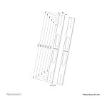 Neomounts AWL-250BL18 Kit de extensión VESA