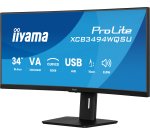 iiyama ProLite XCB3494WQSU-B1 écran plat de PC 86,4 cm (34") 3440 x 1440 pixels UltraWide Quad HD LED Noir