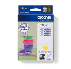 Brother LC221Y ink cartridge 1 pc(s) Original Yellow