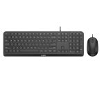 Philips 2000 series SPT6207B/19 clavier Souris incluse Universel USB AZERTY Français Noir