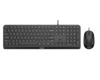 Philips 2000 series SPT6207B/19 clavier Souris incluse Universel USB AZERTY Français Noir