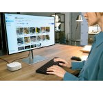 HP E4EU4EA PC/stazione di lavoro Intel Core 5 16 GB LPDDR5x-SDRAM 512 GB SSD Windows 11 Home Mini PC AI PC Bianco