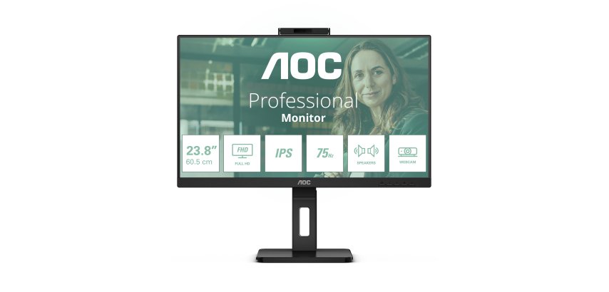 AOC 24P3QW écran plat de PC 60,5 cm (23.8") 1920 x 1080 pixels Full HD Noir