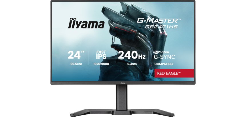 iiyama G-MASTER GB2471HS-B1 écran plat de PC 60,5 cm (23.8") 1920 x 1080 pixels Full HD Noir