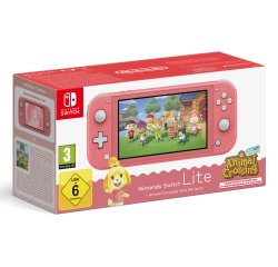 Nintendo Switch Lite Animal Crossing videoconsola portátil 14 cm (5.5") 32 GB Pantalla táctil Wifi Coral