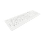 Contour Design Active Key Contour ClassicClean Clavier Médical Housse Amovible Full-Size Sans Fil Blanc C8100