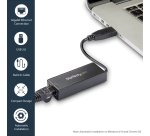 StarTech.com USB 3.0 to Gigabit Ethernet Network Adapter, 10/100/1000 Mbps, USB to RJ45, USB 3.0 to LAN Adapter, USB 3.0 Ethernet Adapter (GbE), TAA Compliant
