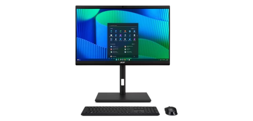 Acer Veriton VZ2724G Intel® Core™ i5 i5-14400 60,5 cm (23.8") 1920 x 1080 Pixeles PC todo en uno 16 GB DDR5-SDRAM 512 GB SSD Windows 11 Pro Wi-Fi 6 (802.11ax) Negro