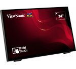 Viewsonic TD2465 pantalla de señalización Panel plano interactivo 61 cm (24") LED 250 cd / m² Full HD Negro Pantalla táctil