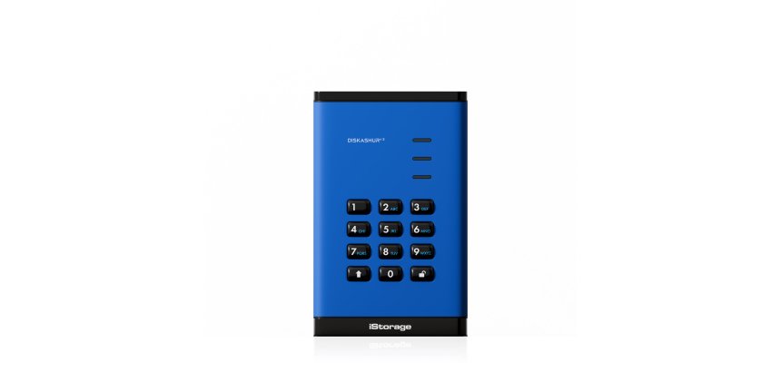 iStorage diskAshur3 SSD 256-bit 2TB - Blue