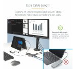 StarTech.com USB-C Triple-Monitor Multiport Adapter, Dual 4K 60Hz + 4K 30Hz HDMI & DisplayPort, 4-Port USB Hub, 100W PD Pass-Through, GbE, SD/MicroSD Card Readers