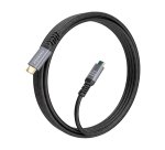 AISENS Cable USB 3.2 Gen2x2 Aluminio 20Gbps 8K@30Hz 5A 100W E-Mark, Tipo USB-C/M-USB-C/M, Negro, 3.0m