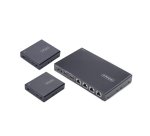 StarTech.com Rallonge et Répartiteur HDMI 4 Ports sur CAT6, 4K 60 Hz, Jusqu'à 70 m, Kit de Distribution HDMI 1x4 sur Ethernet avec IR et Alimentation par Câble