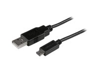 StarTech.com Câble de charge / synchronisation Micro USB longue de 3 m - USB 2.0 A vers Micro B - M/M - Noir - 0,25 mm²