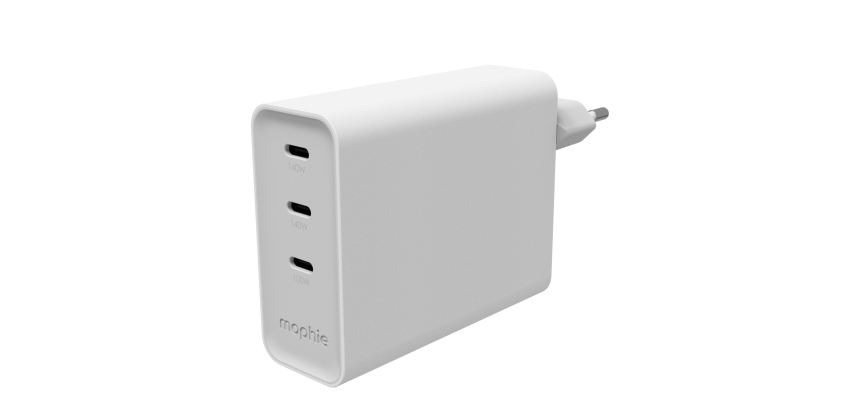 mophie Speedport 140 Universel Blanc Secteur Charge rapide Intérieure