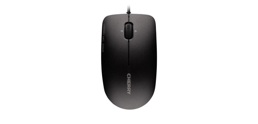 CHERRY MC 2000 Souris filaire, molette multi directionnelle, noir, USB