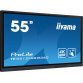 iiyama TE5512MIS-B3AG affichage de messages En forme de kiosk 139,7 cm (55") LCD Wifi 400 cd/m² 4K Ultra HD Noir Écran tactile Intégré dans le processeur Android 11 18/7