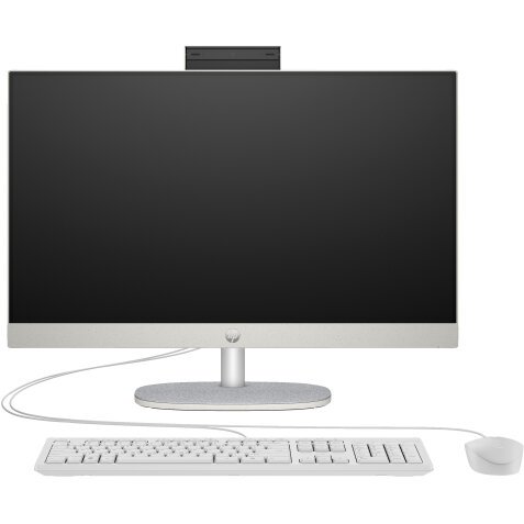 HP 24 -cr0063nf Intel® Celeron® N100 60,5 cm (23.8") 1920 x 1080 pixels PC All-in-One 8 Go DDR4-SDRAM 256 Go SSD DOS gratuit Wi-Fi 6 (802.11ax) Blanc