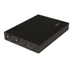 StarTech.com Juego Extensor HDBaseT de 3 Puertos - Alargador HDMI por Cable Cat5 con 3 Receptores - Hasta 4K