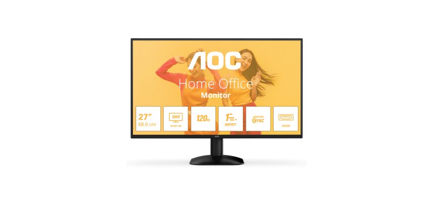 AOC B3 Q27B35S3 computer monitor 68.6 cm (27") 2560 x 1440 pixels Quad HD LED Black