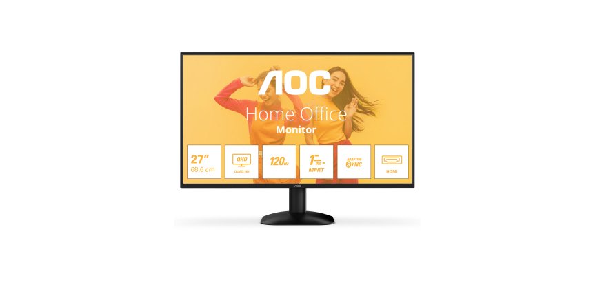 AOC B3 Q27B35S3 pantalla para PC 68,6 cm (27") 2560 x 1440 Pixeles Quad HD LED Negro