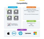 StarTech.com USB-C to HDMI Adapter, 8K 60Hz / 4K 120Hz, Thunderbolt / USB4 Compatible, USB C to HDMI 2.1 Converter, HDR10+, 7.9in (20cm) Cable