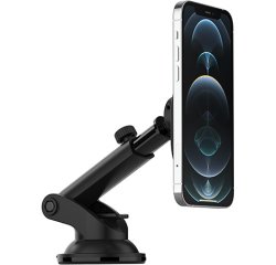OtterBox Support de tableau de bord pour voiture pour MagSafe, fixation solide sur le tableau de bord de la voiture MagSafe, conçu pour être facile, solide et sûr à installer, compatible iPhone 14/iPhone 13/iPhone 12 Series, Noir