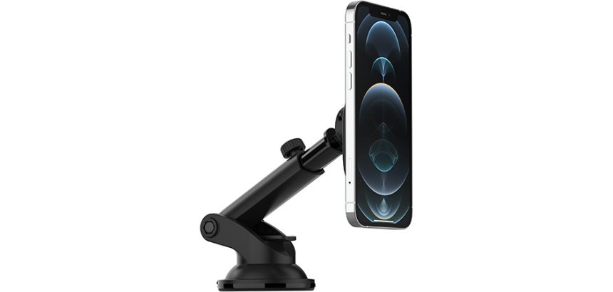 OtterBox Support de tableau de bord pour voiture pour MagSafe, fixation solide sur le tableau de bord de la voiture MagSafe, conçu pour être facile, solide et sûr à installer, compatible iPhone 14/iPhone 13/iPhone 12 Series, Noir