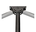 StarTech.com Zweifache Deckenhalterung für Fernsehgeräte(32"-75") - Rücken an Rücken, Hochbelastbare, Bildschirmhalterung mit Teleskopstab (106 bis 156 cm) - Neigbar/Schwenkbar/Drehbar