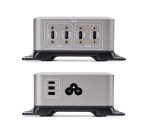 StarTech.com 4-Port Multi-Device USB-C Charger, 240W Total, Single Port 140W EPR, PD 3.1, Screw Locking Ports, Boardrooms, Bracket incl. for Surface Mounting