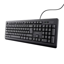 Trust 24640 keyboard Office USB QWERTY Italian Black