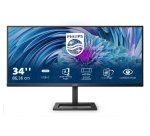 Philips E Line 346E2LAE/00 Monitor PC 86,4 cm (34") 3440 x 1440 Pixel Wide Quad HD LCD Nero