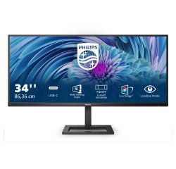 Philips E Line 346E2LAE/00 LED display 86,4 cm (34") 3440 x 1440 Pixeles Wide Quad HD LCD Negro