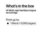 HP 963XL High Yield Black Original Ink Cartridge