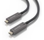 AISENS - Cable USB 3.1 Gen2 10Gbps AOC 4K@60Hz 3A 60W E-Marker, tipo USB-C/M-USB-C/M, Negro, 7.5m