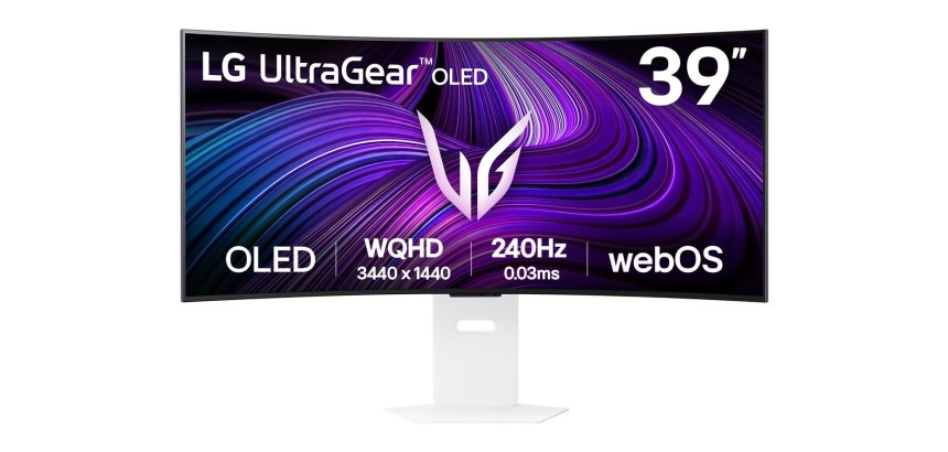 LG 39GX90SA-W pantalla para PC 99,1 cm (39") 3440 x 1440 Pixeles Wide Quad HD OLED Blanco