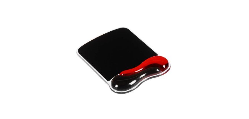 Kensington Duo Gel Mouse Pad Wrist Rest — Red
