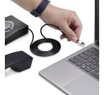 StarTech.com Adaptateur USB-C vers RJ9 pour Combiné Téléphonique de Bureau ou Casque Filaire/Sans Fil, Utilise le Matériel Fixe Existant, 1,8m, pour Ordinateur Portable/de Bureau/Mobile