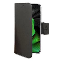 Celly WALLY1054 mobile phone case 15.5 cm (6.1") Wallet case Black