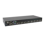 LevelOne KVM-3208 switch per keyboard-video-mouse (kvm) Montaggio rack Nero