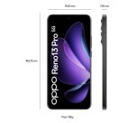 OPPO Reno13 Pro 5G AI Smartphone, Tripla fotocamera 50+50+8MP, Selfie 50MP, Display 6.83” 120HZ AMOLED FHD+, 5800mAh, RAM 12GB(Esp4GB/8GB/12GB)+ROM 512GB, [Versione Italia], Graphite Grey