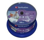 Verbatim - DVD+R DL x 50 - 8.5 Go - support de stockage