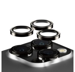 PanzerGlass ® Hoops® Metal Camera Lens Protector Black iPhone 15 Pro | 15 Pro Max Protector de pantalla Apple 1 pieza(s)