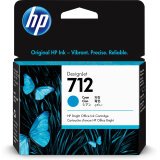 HP 712 - cyan - original - DesignJet - ink cartridge - 29 ml