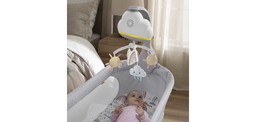 Fisher-Price Giostrina Mille Arcobaleni Per Culla Fianco Letto